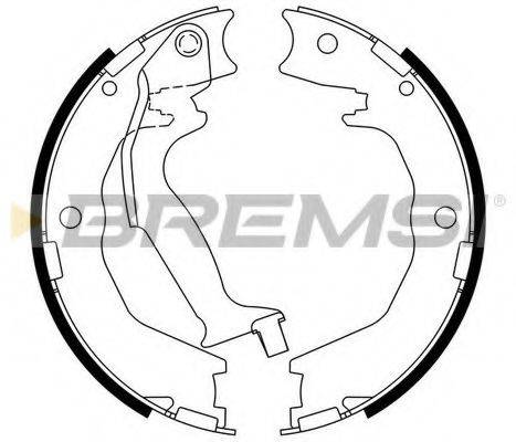 BREMSI GF0768 Комплект тормозных колодок