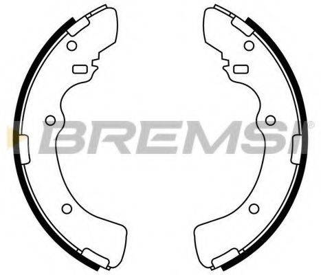 Комплект тормозных колодок BREMSI GF0819