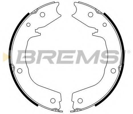 BREMSI GF0831 Комплект тормозных колодок
