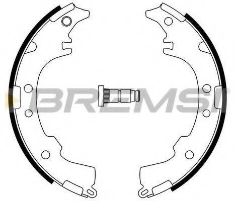 BREMSI GF0953 Комплект тормозных колодок