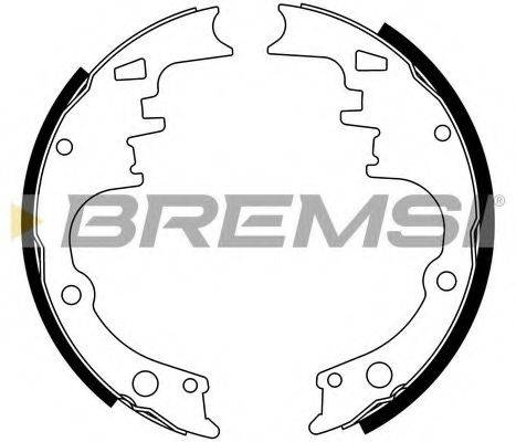 BREMSI GF4245 Комплект тормозных колодок
