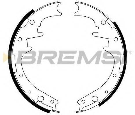 BREMSI GF4581 Комплект тормозных колодок