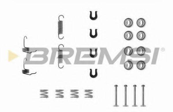 BREMSI SK0655 Комплектующие, тормозная колодка