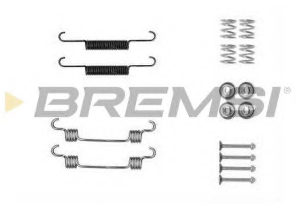 Комплектующие, тормозная колодка BREMSI SK0887