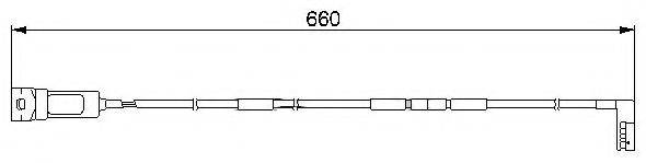 Сигнализатор, износ тормозных колодок BREMSI WI0521