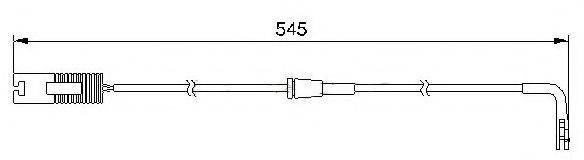 Сигнализатор, износ тормозных колодок BREMSI WI0534