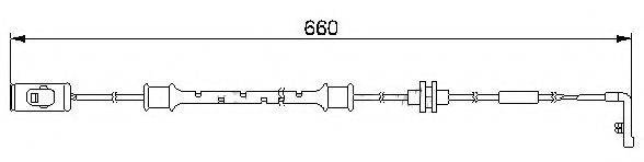 Сигнализатор, износ тормозных колодок BREMSI WI0559