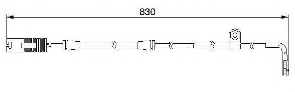 Сигнализатор, износ тормозных колодок BREMSI WI0566