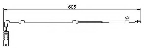 BREMSI WI0581 Сигнализатор, износ тормозных колодок