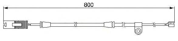 Сигнализатор, износ тормозных колодок BREMSI WI0584