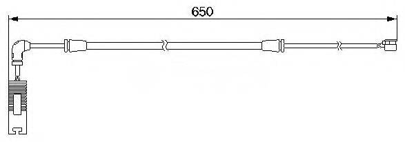 Сигнализатор, износ тормозных колодок BREMSI WI0587