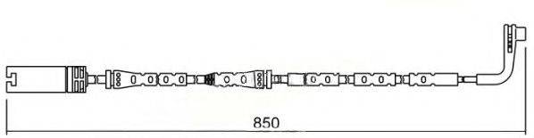 BREMSI WI0635 Сигнализатор, износ тормозных колодок