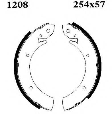 Комплект тормозных колодок BSF 07193