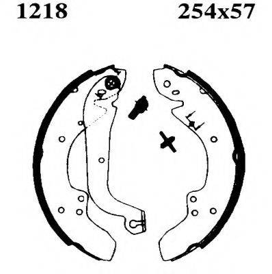 BSF 07162 Комплект тормозных колодок