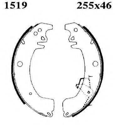 BSF 07081 Комплект тормозных колодок