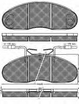 BSF 10295 Комплект тормозных колодок, дисковый тормоз