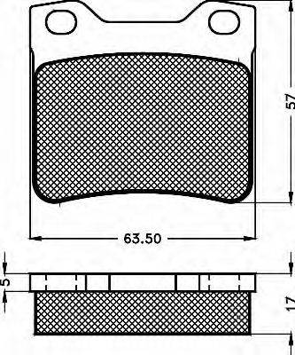 BSF 10494 Комплект тормозных колодок, дисковый тормоз