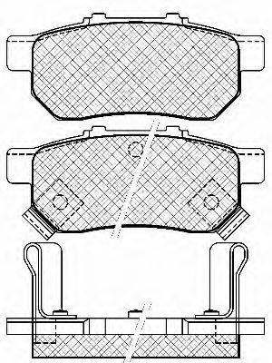 BSF 20045 Комплект тормозных колодок, дисковый тормоз