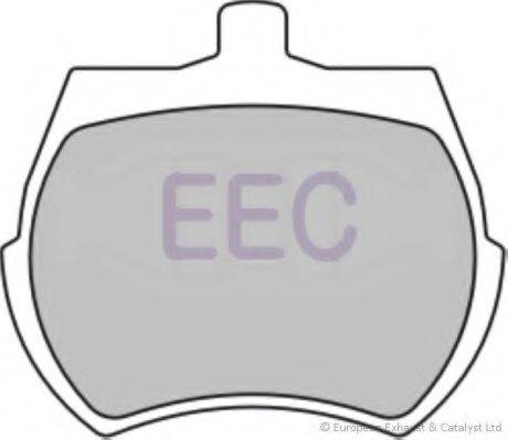 Комплект тормозных колодок, дисковый тормоз EEC BRP0037