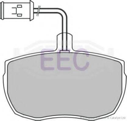 Комплект тормозных колодок, дисковый тормоз EEC BRP0079