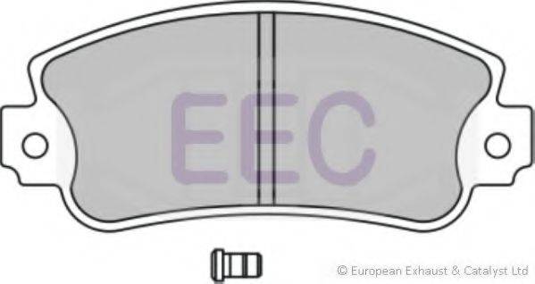 Комплект тормозных колодок, дисковый тормоз EEC BRP0417