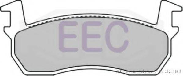 Комплект тормозных колодок, дисковый тормоз EEC BRP0425