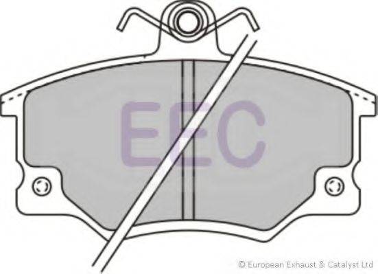 Комплект тормозных колодок, дисковый тормоз EEC BRP0442