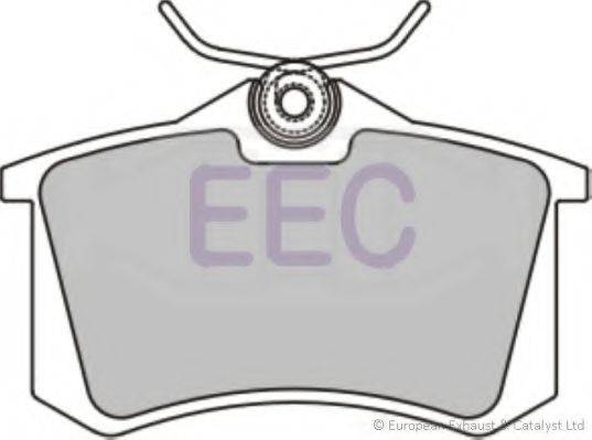 Комплект тормозных колодок, дисковый тормоз EEC BRP0533
