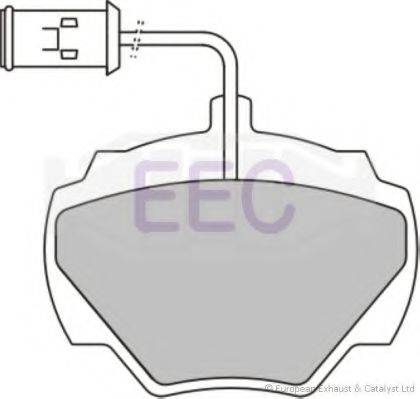 EEC BRP0582 Комплект тормозных колодок, дисковый тормоз