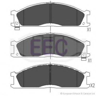 EEC BRP0605 Комплект тормозных колодок, дисковый тормоз