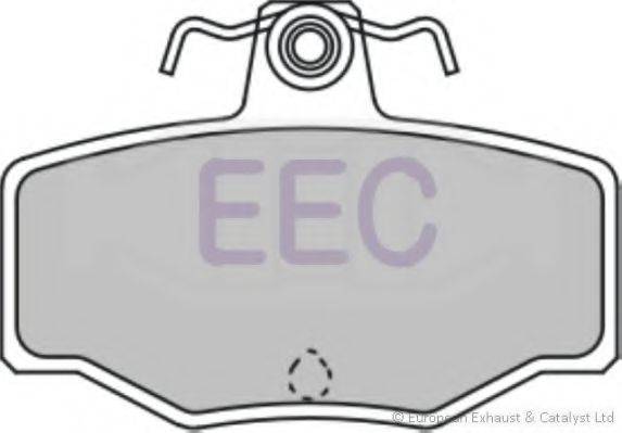Комплект тормозных колодок, дисковый тормоз EEC BRP0693
