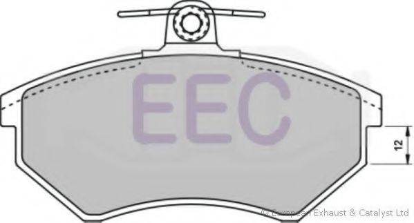Комплект тормозных колодок, дисковый тормоз EEC BRP0707