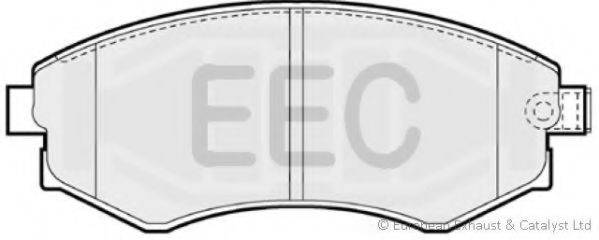 Комплект тормозных колодок, дисковый тормоз EEC BRP0719