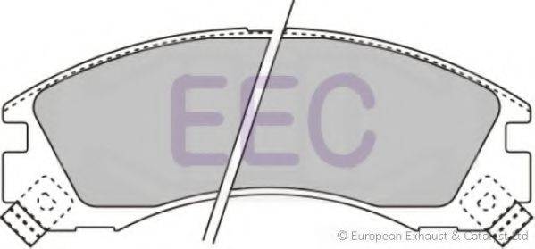 EEC BRP0781 Комплект тормозных колодок, дисковый тормоз
