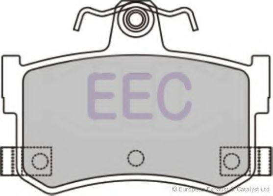 Комплект тормозных колодок, дисковый тормоз EEC BRP0834