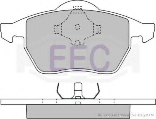 Комплект тормозных колодок, дисковый тормоз EEC BRP0875