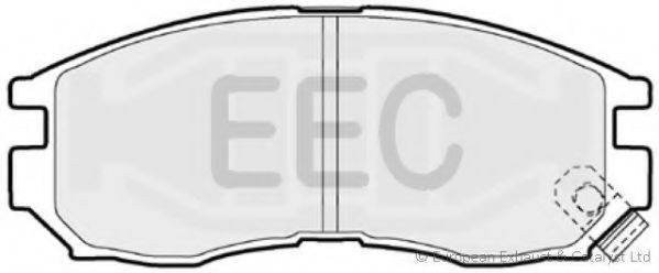 Комплект тормозных колодок, дисковый тормоз EEC BRP0914
