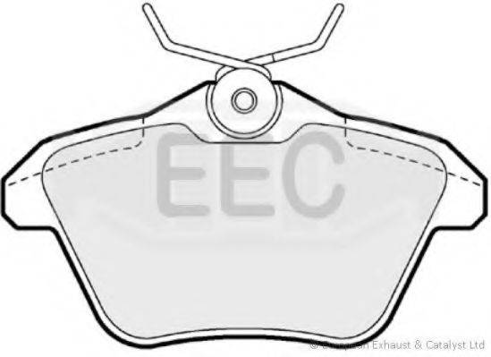 EEC BRP0943 Комплект тормозных колодок, дисковый тормоз