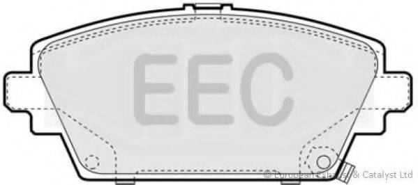 EEC BRP1043 Комплект тормозных колодок, дисковый тормоз
