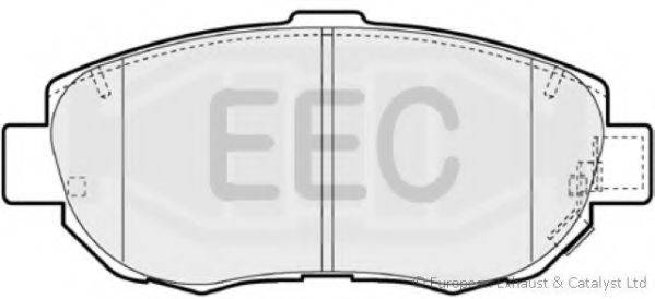 Комплект тормозных колодок, дисковый тормоз EEC BRP1096