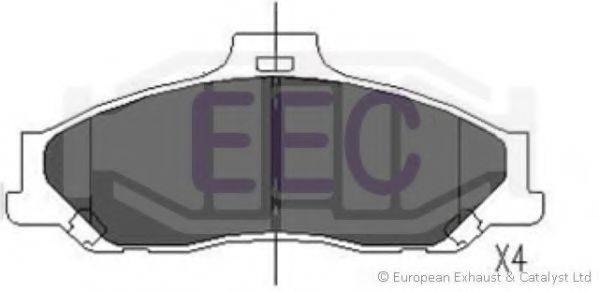 Комплект тормозных колодок, дисковый тормоз EEC BRP1149