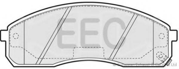 EEC BRP1207 Комплект тормозных колодок, дисковый тормоз