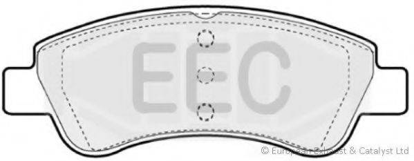 EEC BRP1216 Комплект тормозных колодок, дисковый тормоз