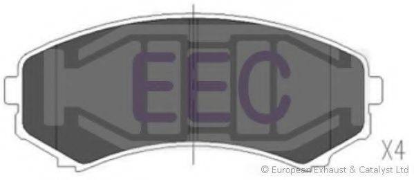 EEC BRP1268 Комплект тормозных колодок, дисковый тормоз