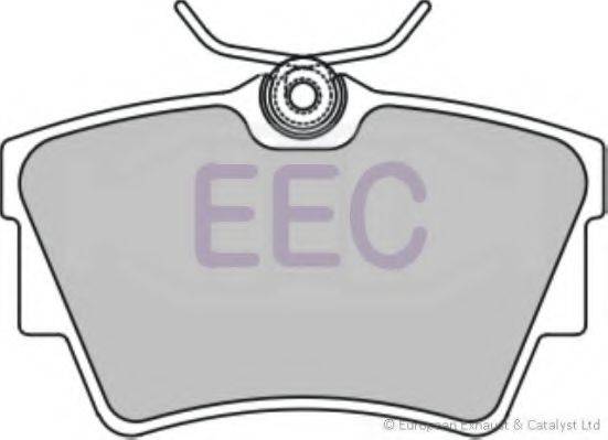 Комплект тормозных колодок, дисковый тормоз EEC BRP1279