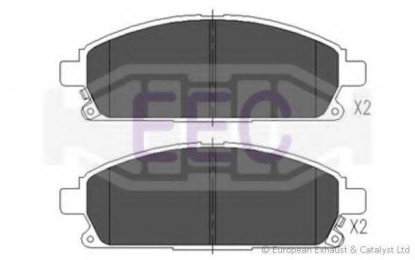 EEC BRP1311 Комплект тормозных колодок, дисковый тормоз