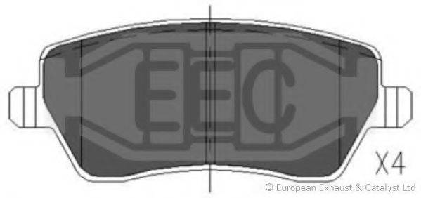 EEC BRP1312 Комплект тормозных колодок, дисковый тормоз