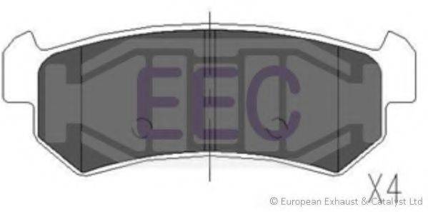 EEC BRP1329 Комплект тормозных колодок, дисковый тормоз