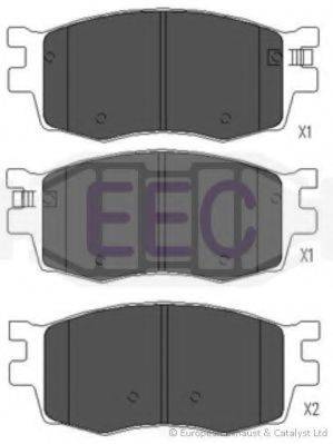 EEC BRP1491 Комплект тормозных колодок, дисковый тормоз