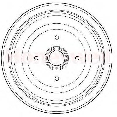 BENDIX 329133B Тормозной барабан